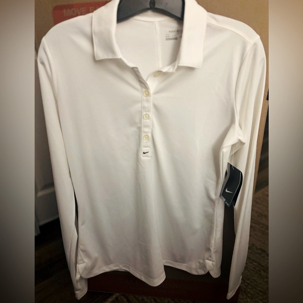 Nike Women's Long Sleeve White Tee